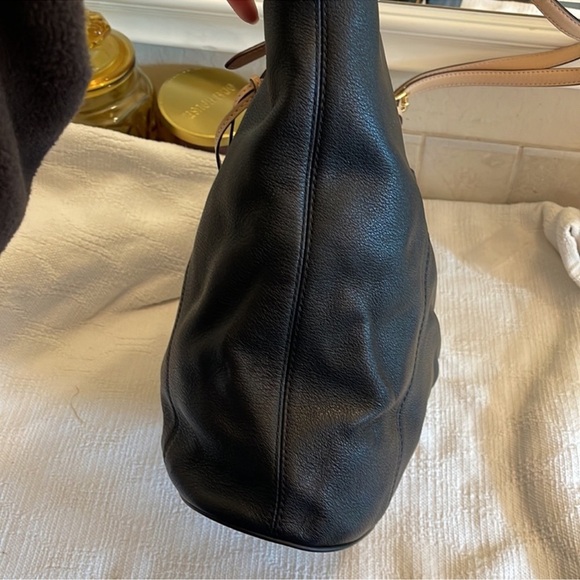 MICHAEL KORS -Jet Set black leather tote- EUC 🖤 - Picture 10 of 11